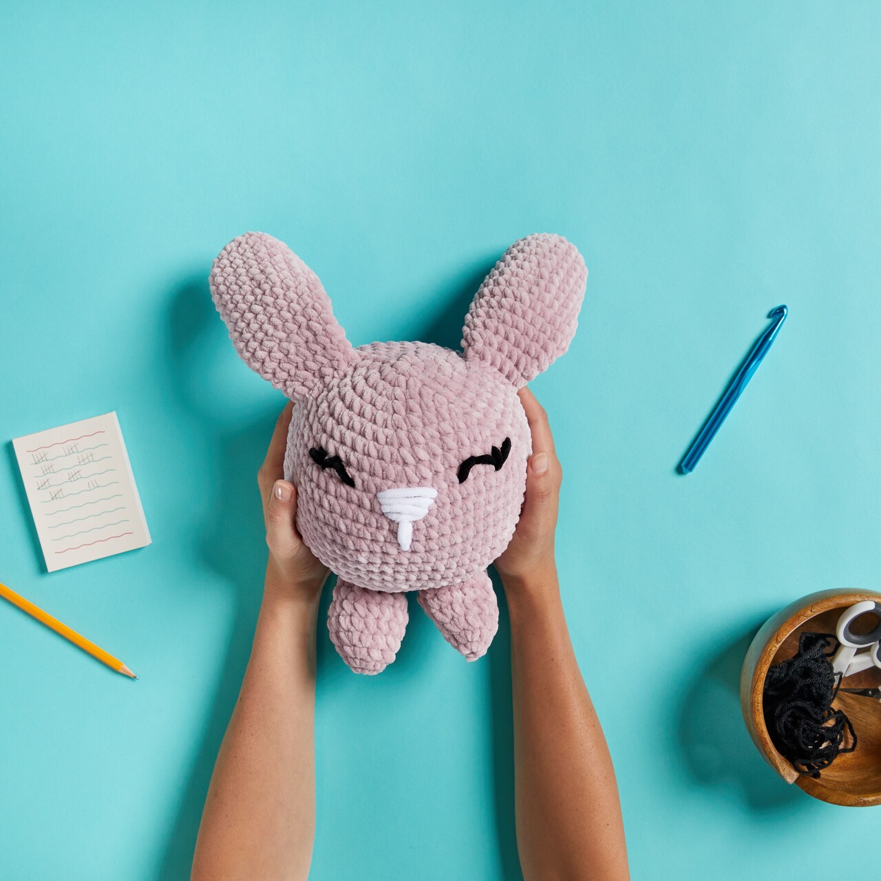 Crochet Amigurumi Little Bunny with Loops & Threads